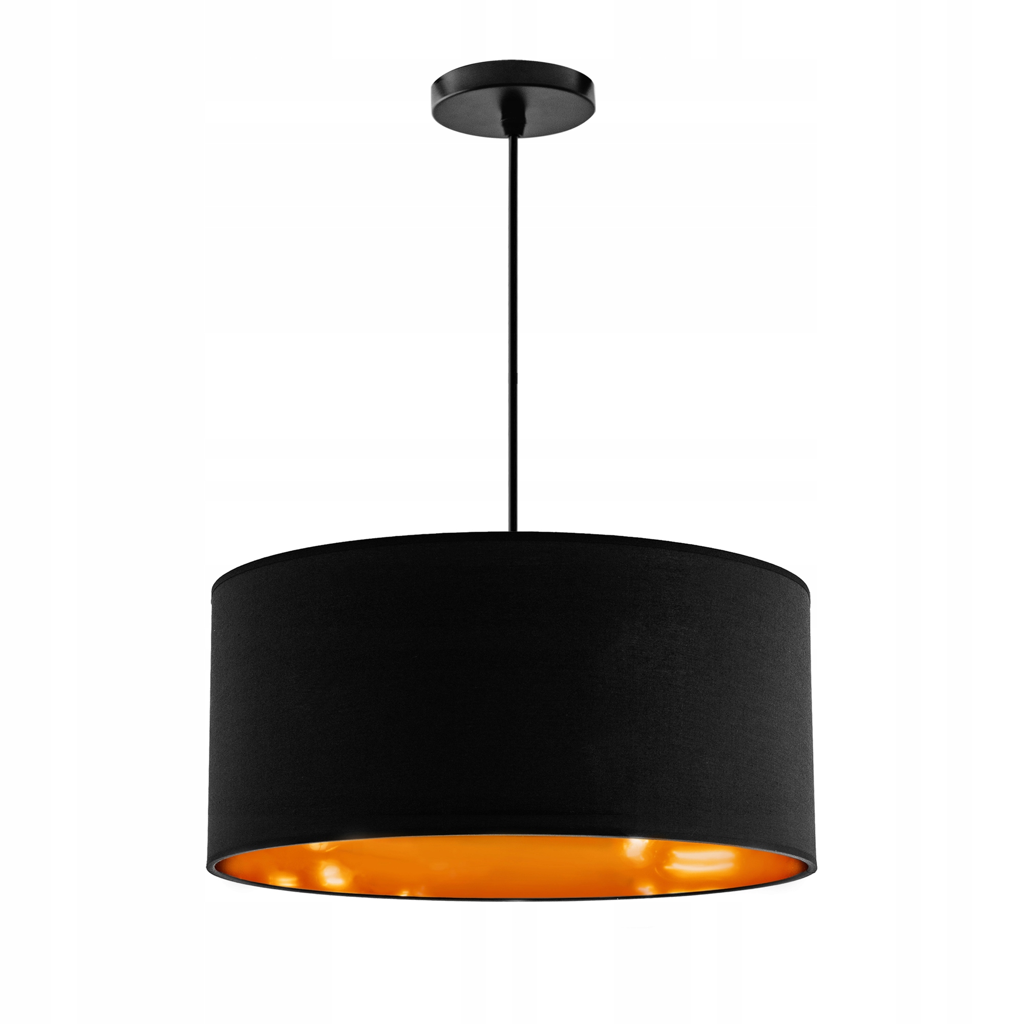 LAMPA ZÁVISNÍ MODERNÍ ČERNÁ ZLATÁ 36CM EAN 5902557353613