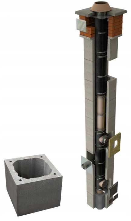 Keramický komín Jawar Nord fi 160 6 m krb