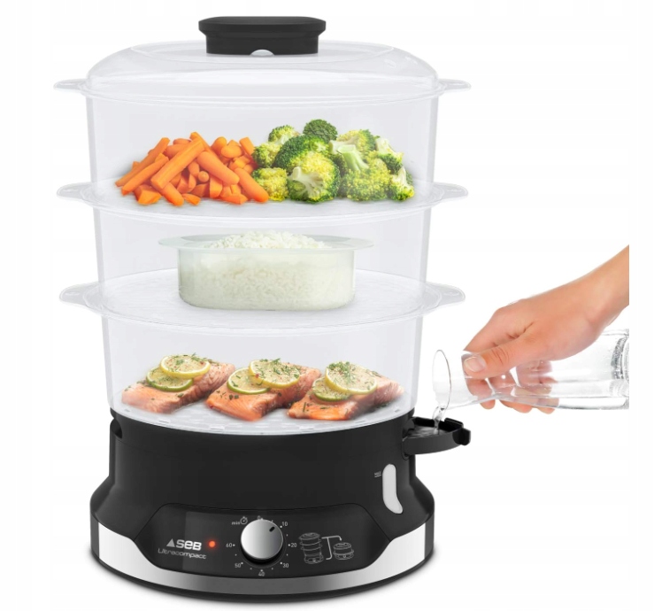 Parní hrnec Seb VC139800 6 l černý 800 W