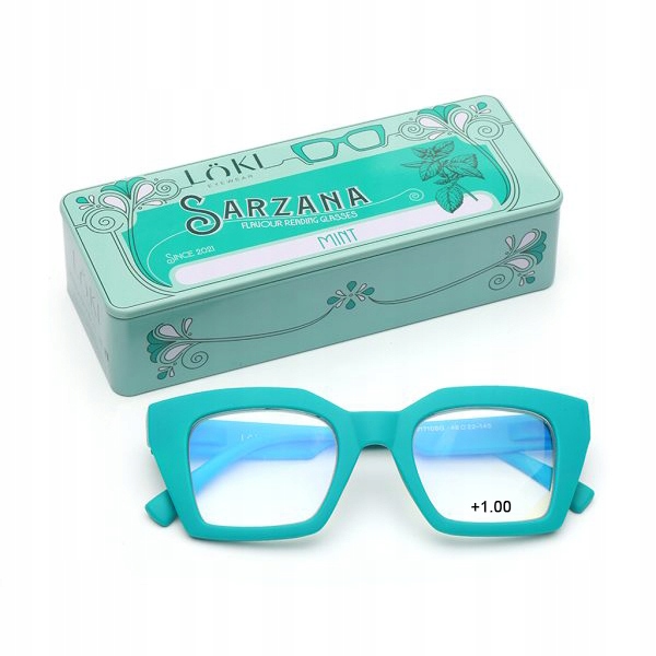 +1.0 Plusy Loki Italy Okulary do komputera Blue Block okulary do czytania