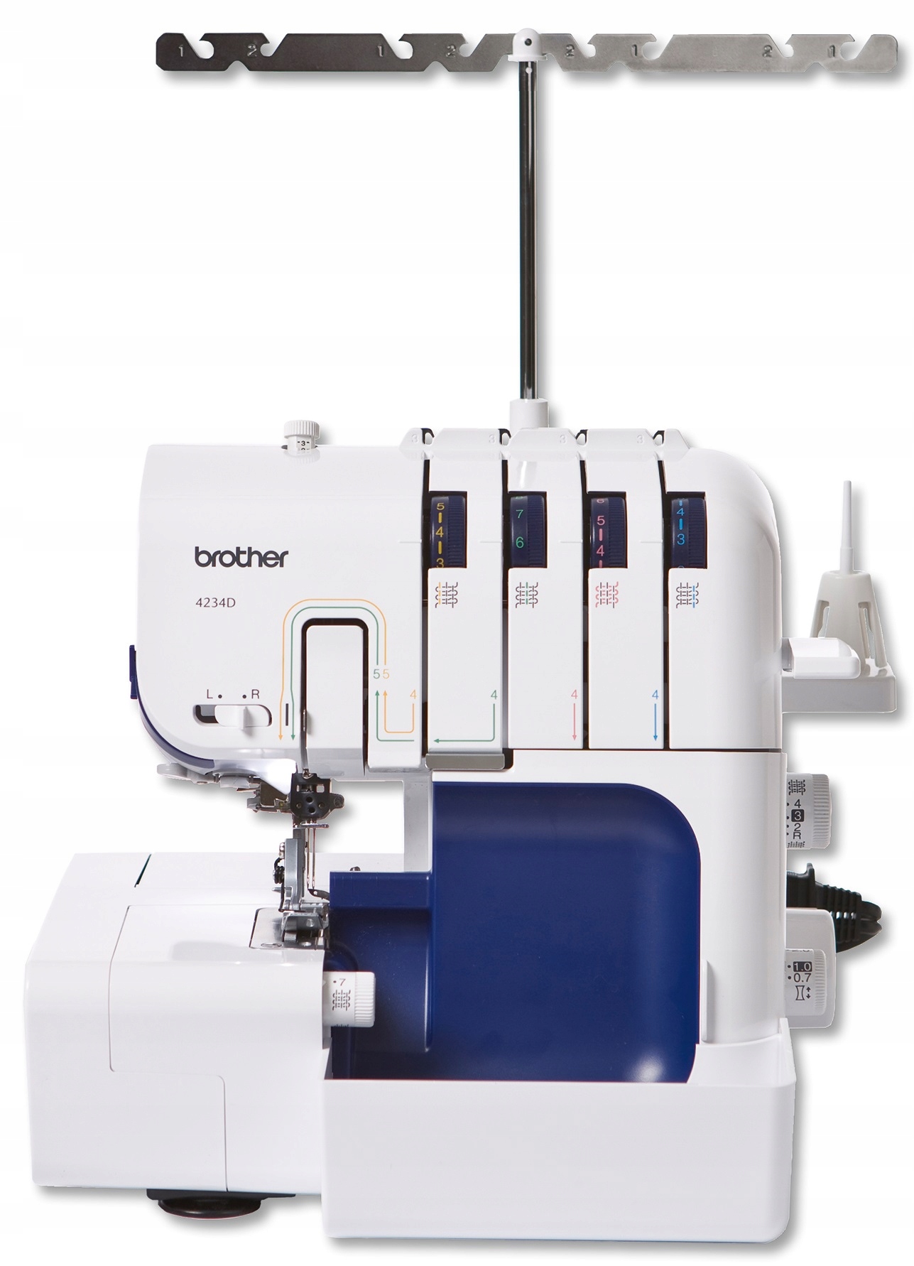 Maszyna do szycia owerlok Automat nawlekania igieł chwytacza Brother 4234D