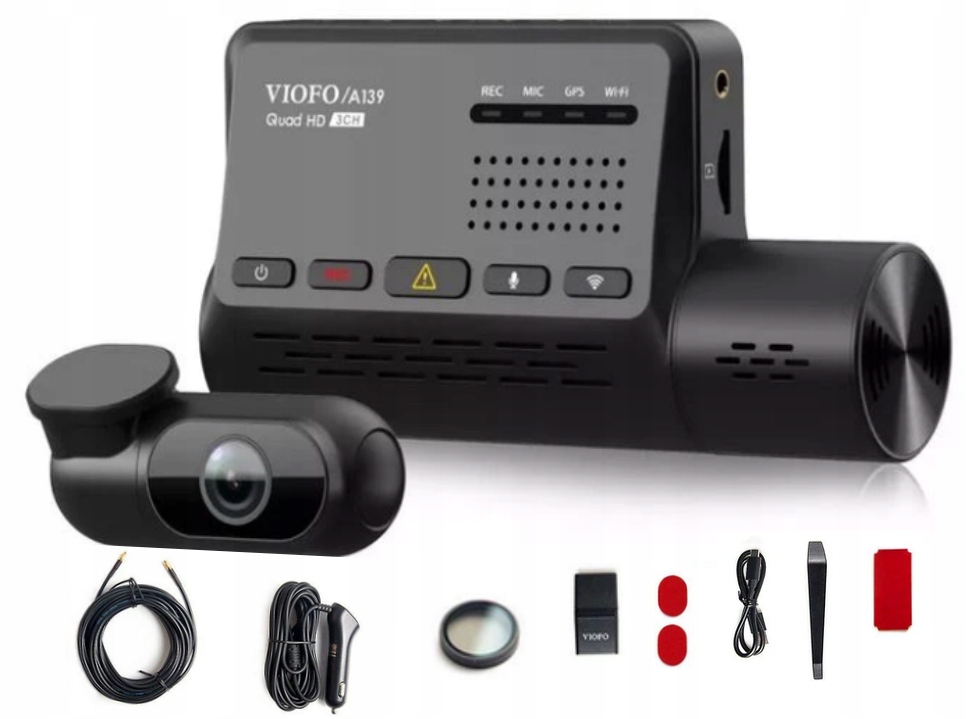 KAMERA VIOFO A139 2CH GPS WIFI 3 + ACC + 128GB DUO Marka Viofo