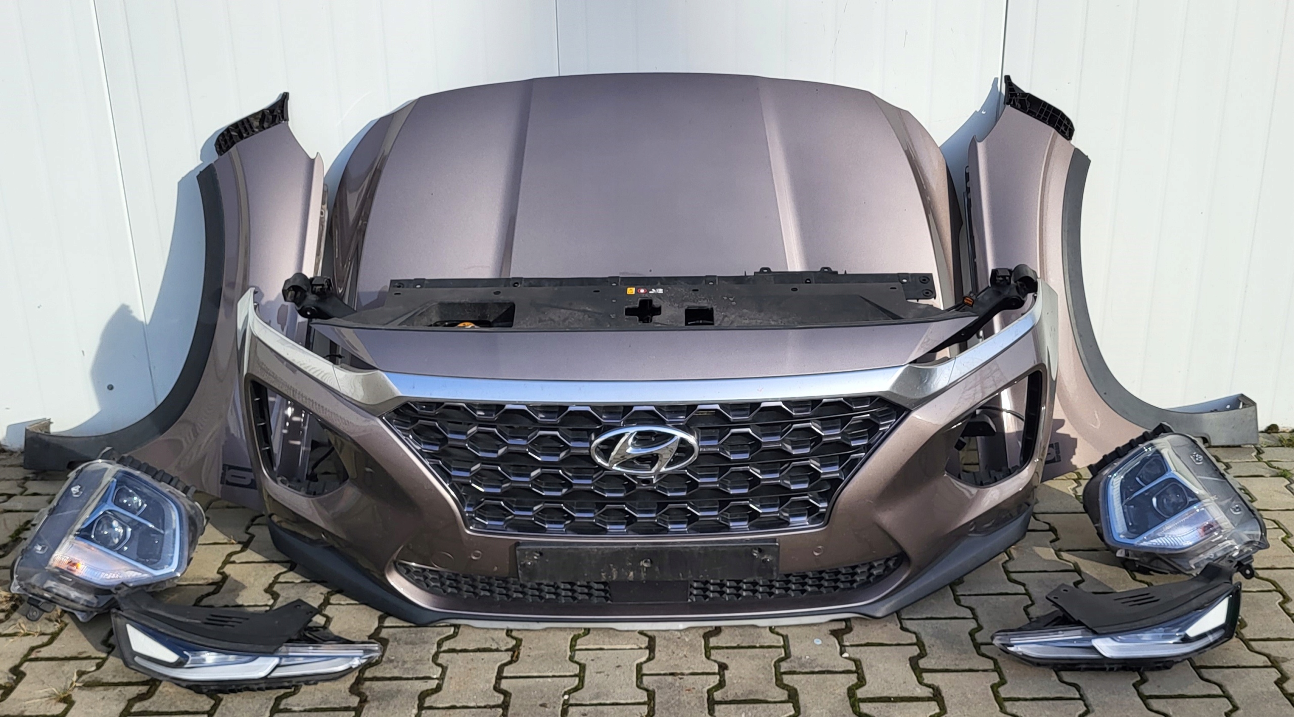 HYUNDAI SANTA FE 18R> MASKA ZDERZAK PAS LAMPY BŁOTNIKI Y2B