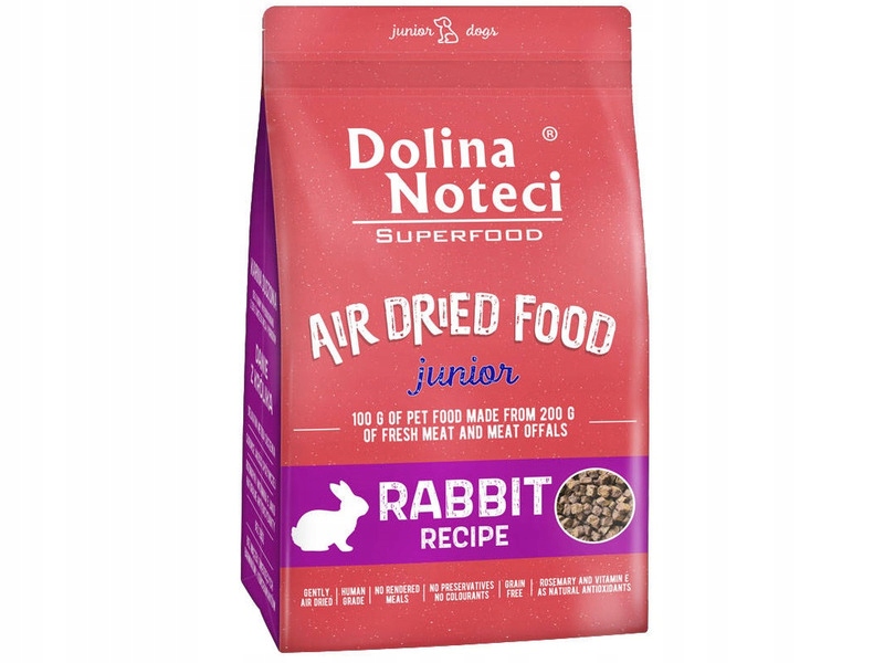 Karma dla psa Dolina Noteci Superfood Junior Królik 5 kg