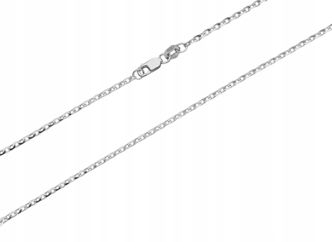 Řetízek Ankier Weave z bílého zlata 585