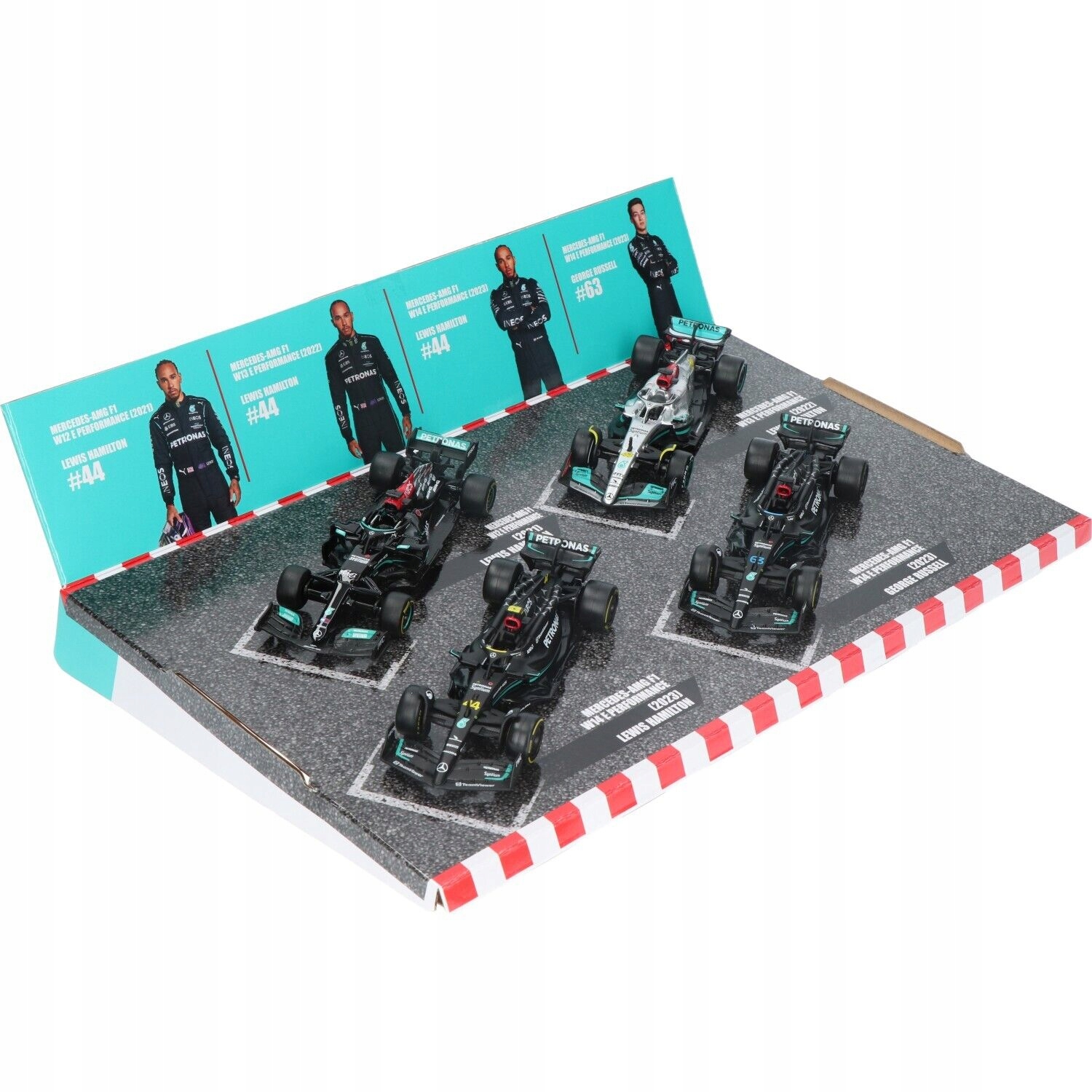 BBU 1:43 Mercedes-AMG Racing 4pack 38093 80930 BBU