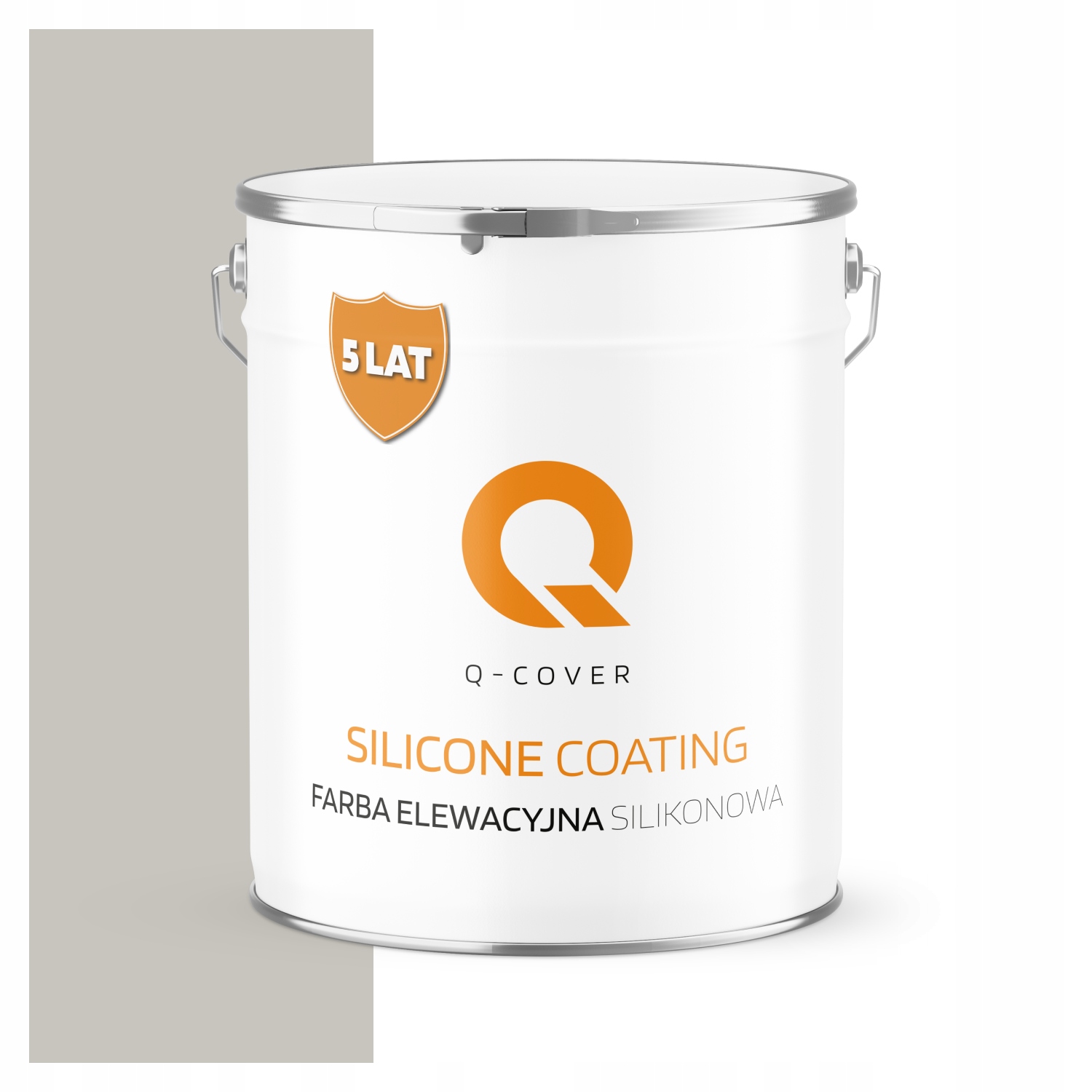 Barva Na Malování 5L Šedá Popelavá F292 Fasádní