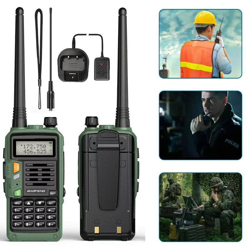 Baofeng UV-S9 Plus Krótkofalówka Skaner Policja Straż Walkie Talkie