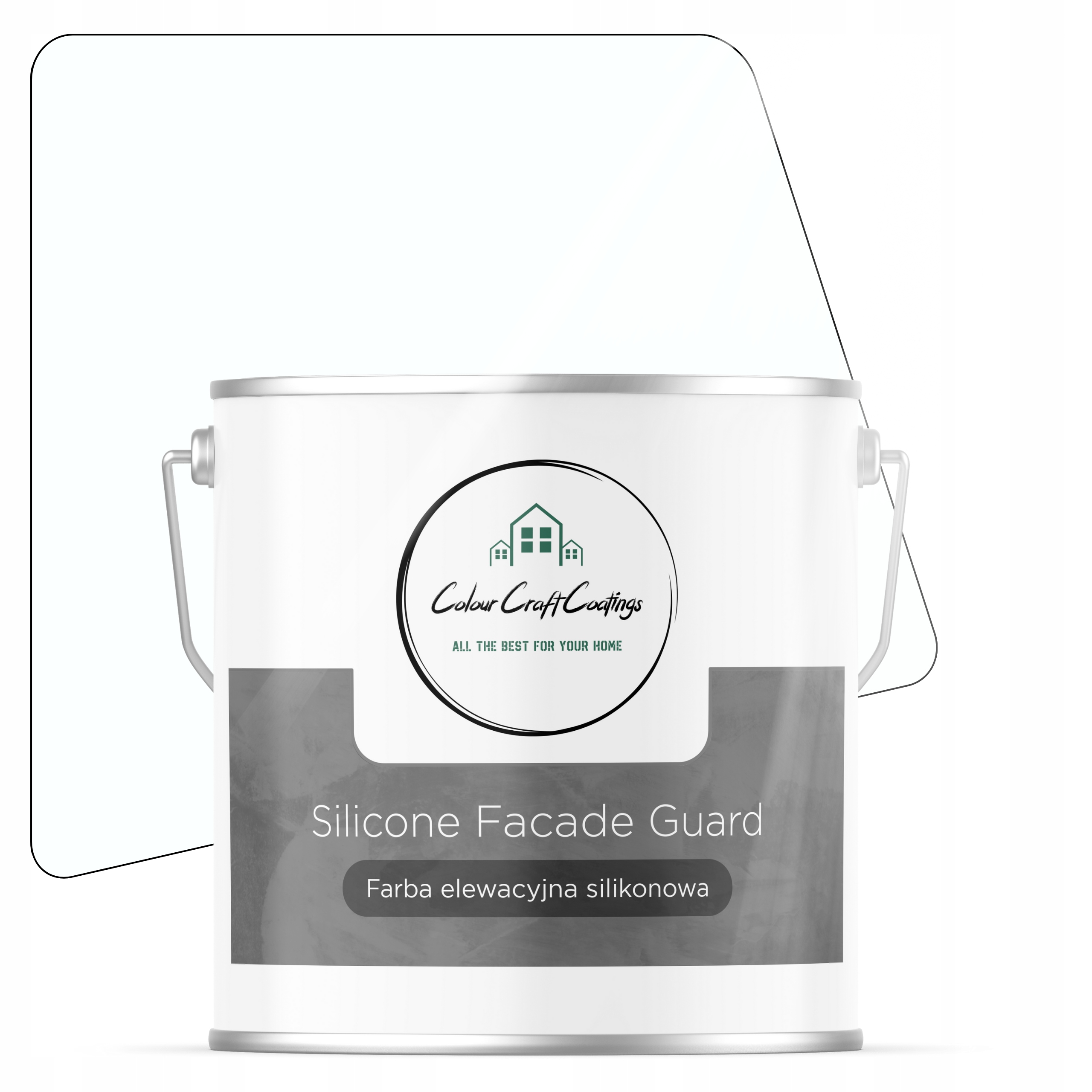 Barva Bílá Studená Silikonová Fasádní Barva 5L F102