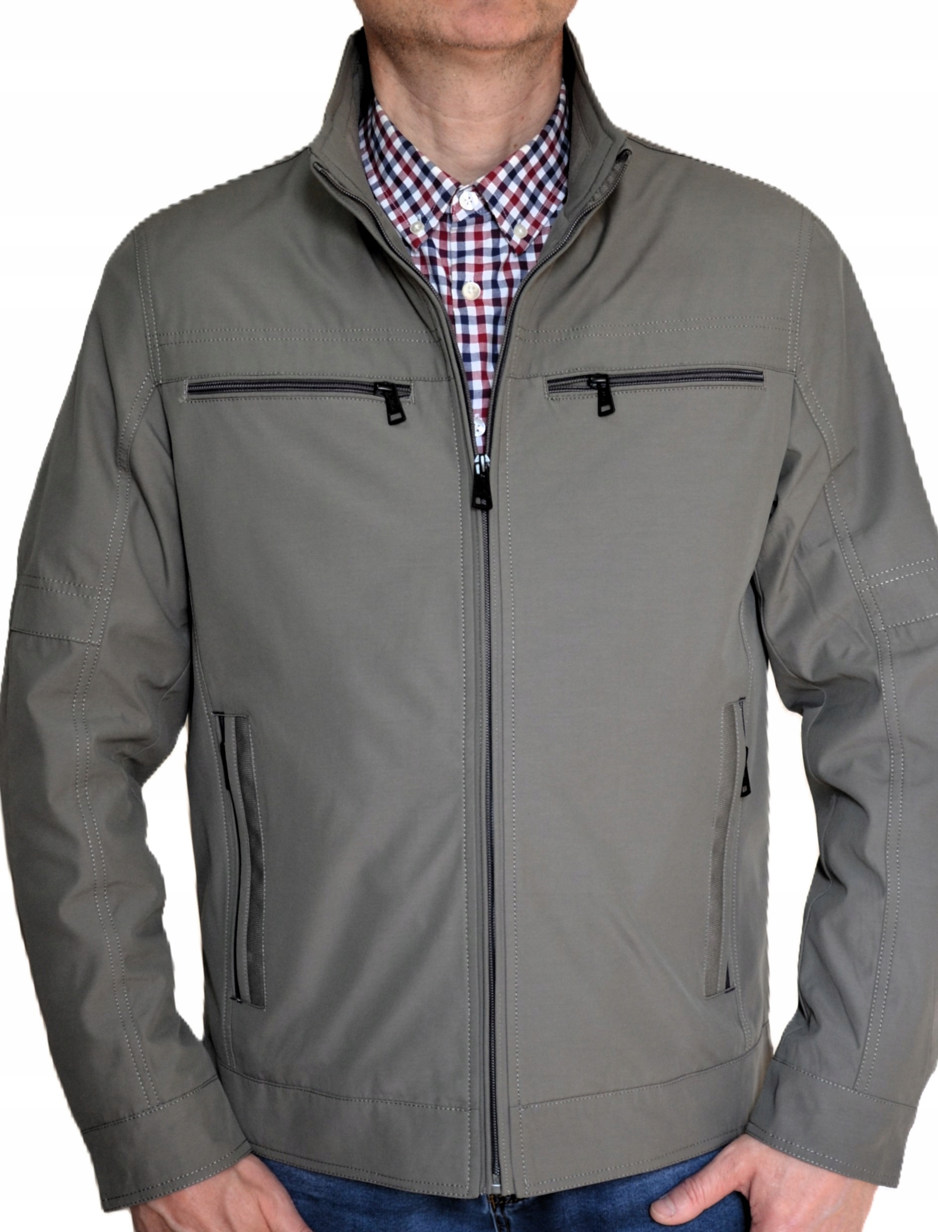 Pánská jarní letní větrovka Issho Klasická světlá XL