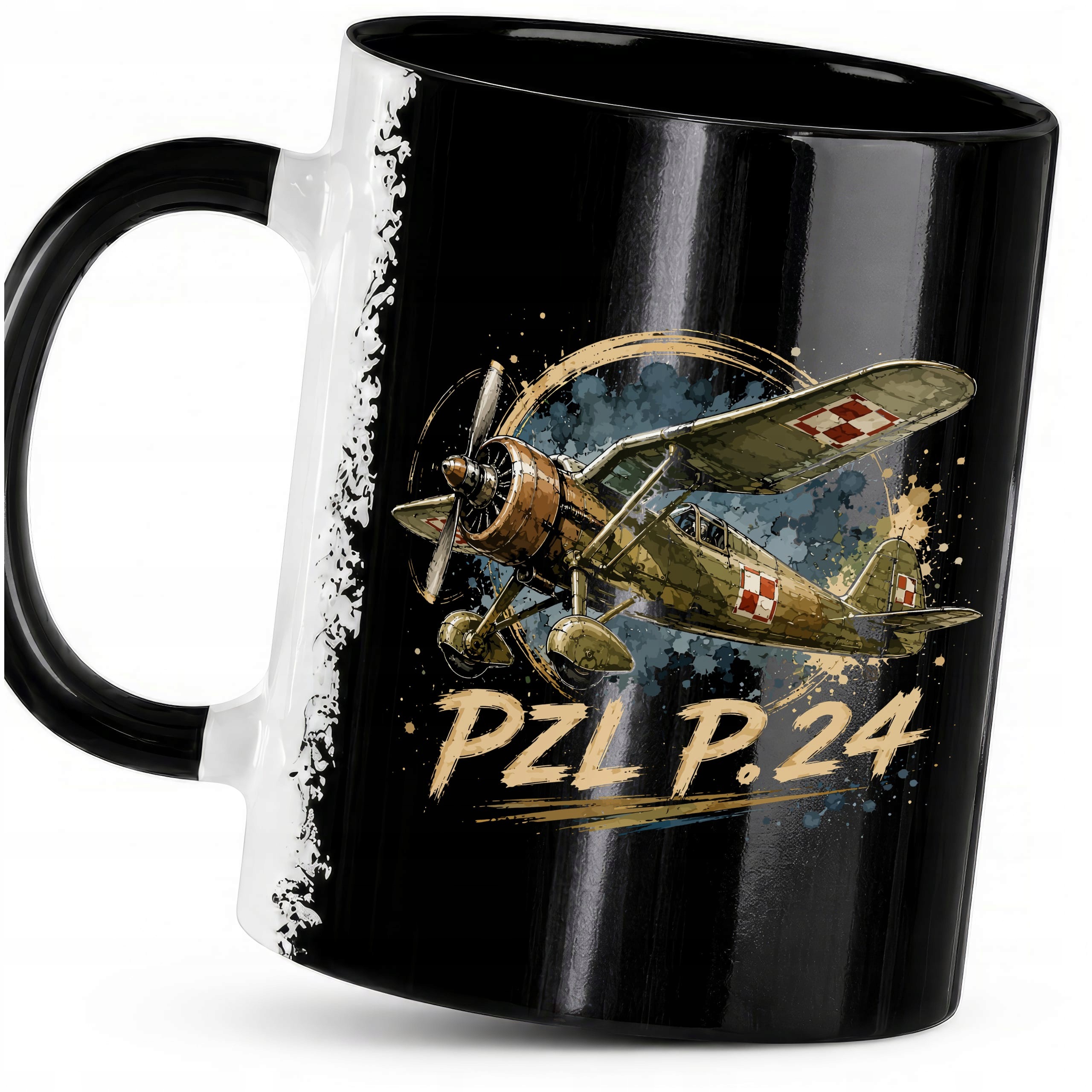 Kubek Pzl P24 polski myśliwiec samolot historia lotnictwa