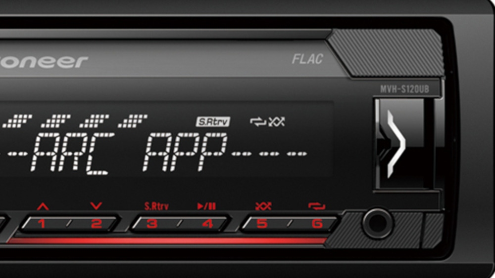 Автомобильный радиоприемник Pioneer MVH-S120UB USB AUX Installation 1-DIN