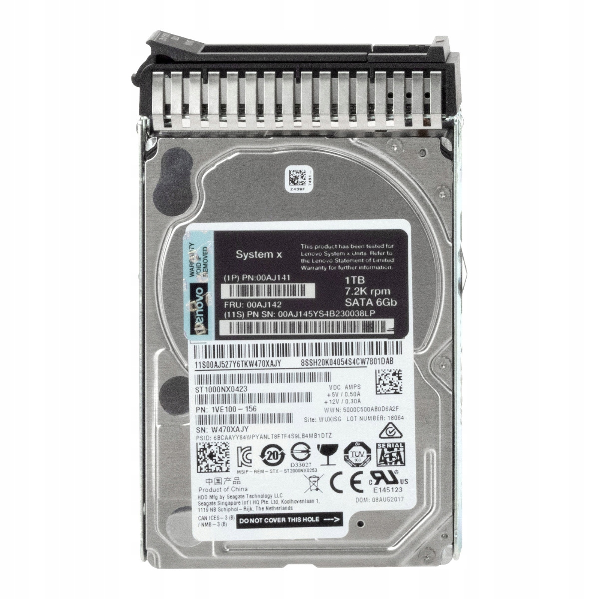 Lenovo 00AJ142 1TB 7.2K 128MB Sata III 2.5'' ST1000NX0423