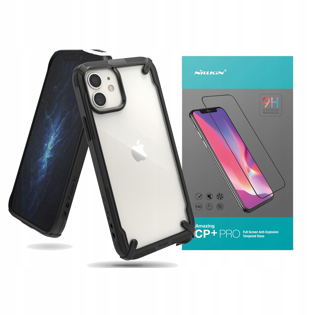 

Ringke Etui Case Do Iphone 12 Mini + Szkło Nillkin