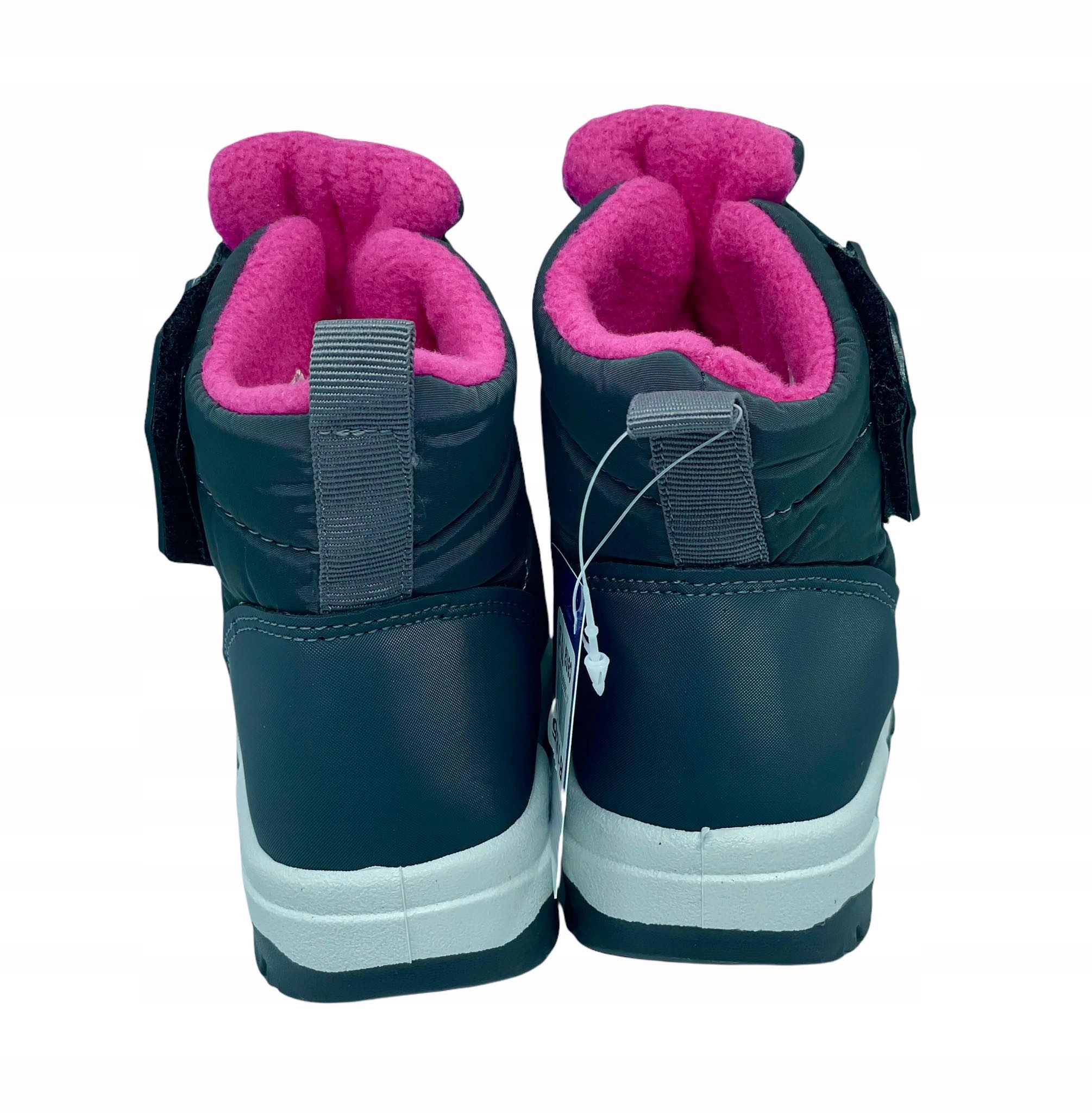 AXIM ŚNIEGOWCE NA WYSOKIE POBICIE BOTKI ZIMOWE SZARY RÓŻ R 24 Marka Axim