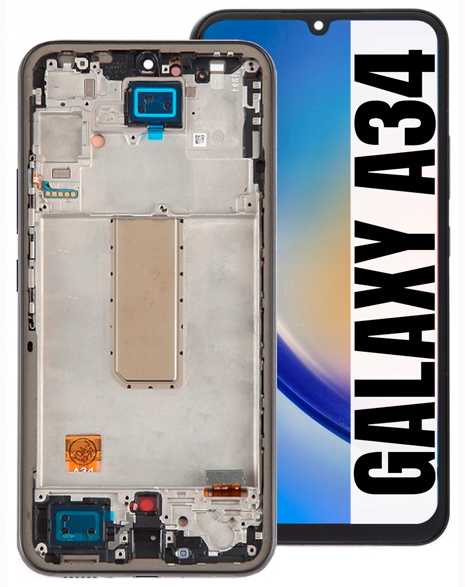 Displej Pro Samsung Galaxy A34 5G A346 Plný Velikost Oled LCD Rámeček