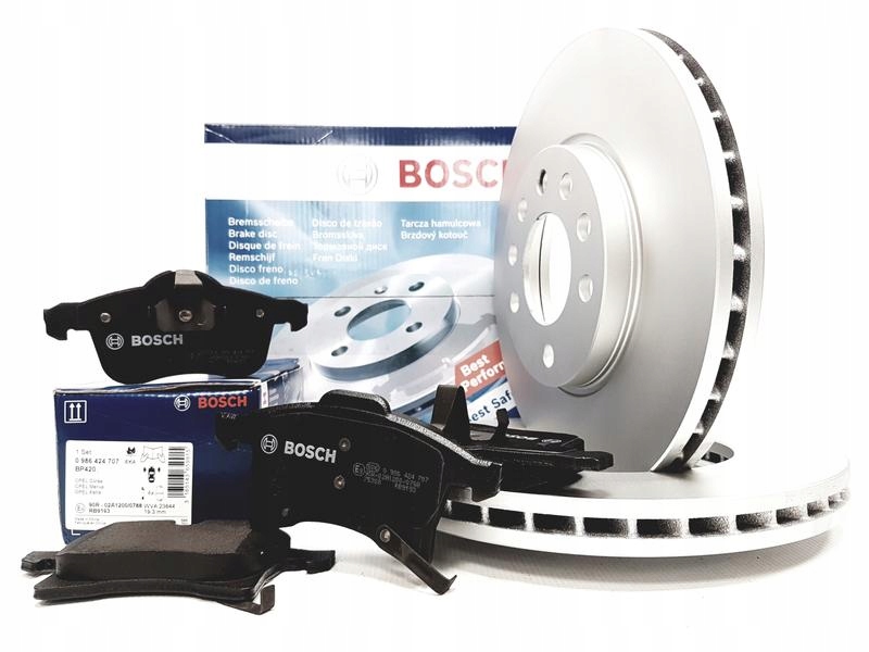 BOSCH ДИСКИ + КОЛОДКИ OPEL ASTRA H ZAFIRA ПЕРЕДНИЕ
