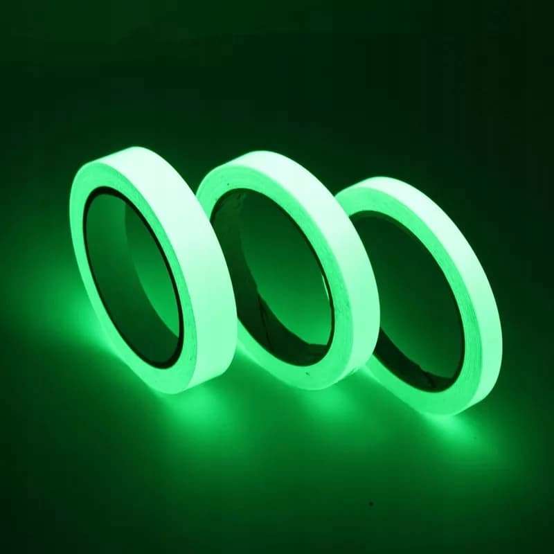 

Taśma Samoprzylepna Fluorescencyjna 10 Metrów 1 CM