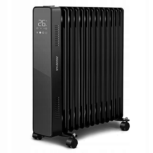 Elektrický ohřívač Aigostar 2500 W černý