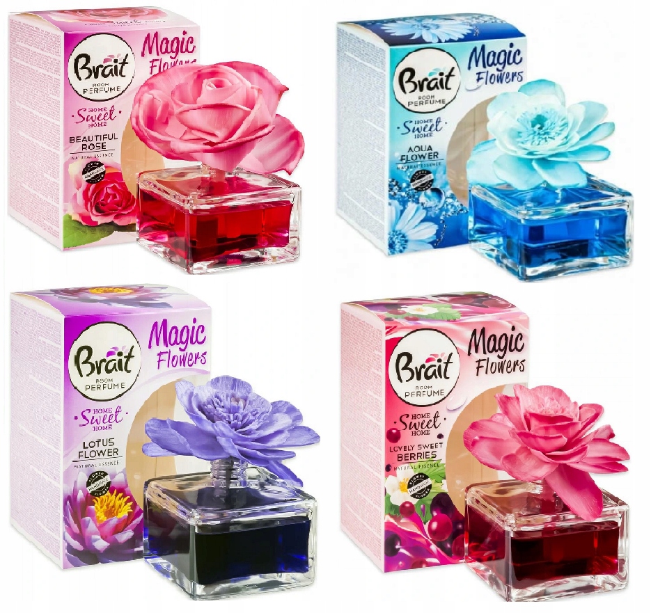 

Brait Kwiatki Dekoracyjne Odśwież.Powietrza 4x75ml