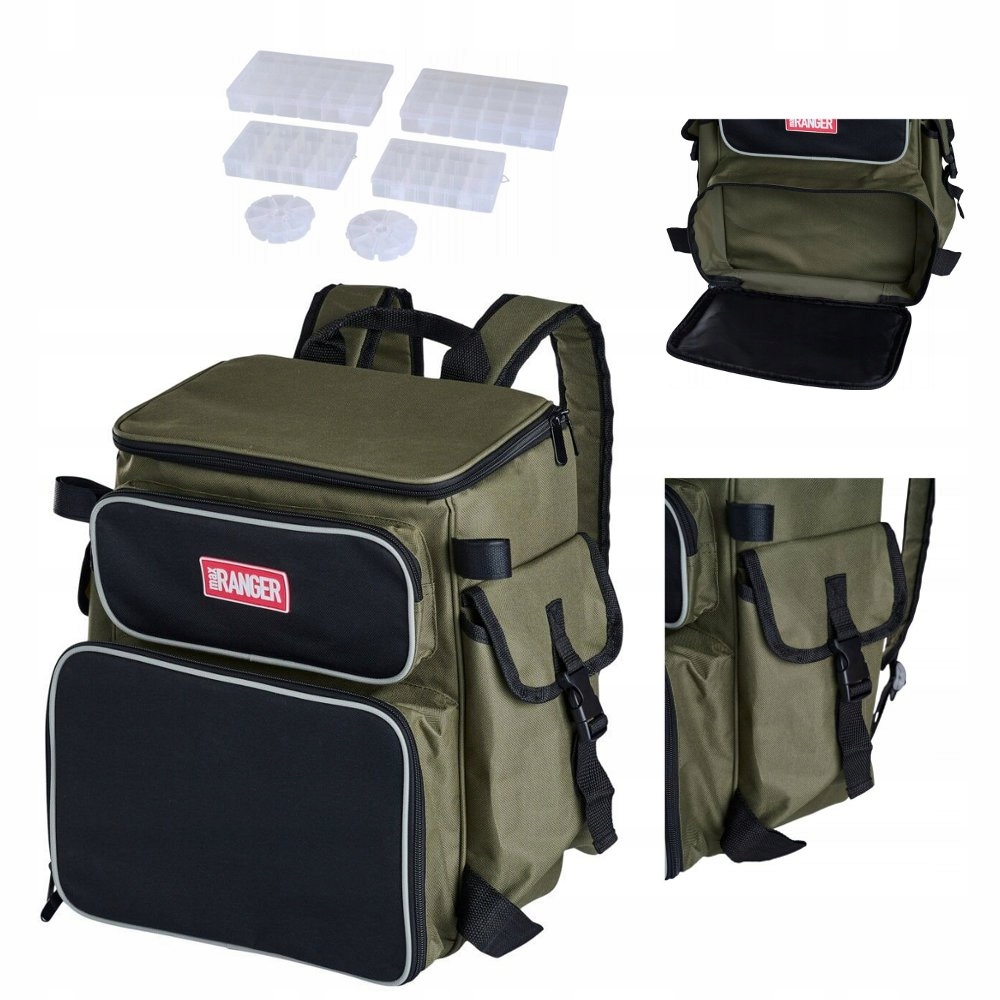 

Plecak Wędkarski Torba Premium Na Ryby +6ORGANIZER