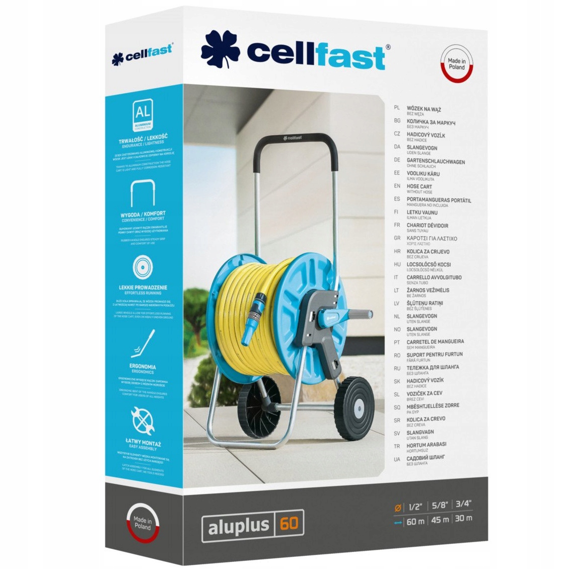 Wózek na wąż Cellfast 55-260 Rodzaj na wąż