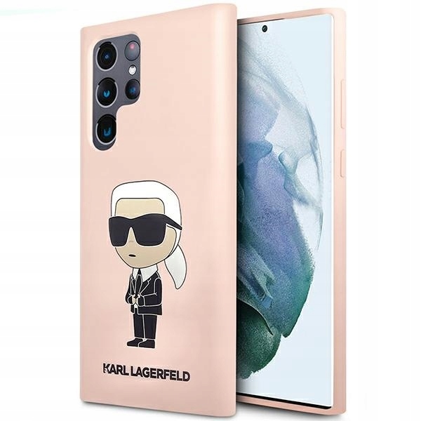 Karl Lagerfeld KLHCS23LSNIKBCP pouzdro kryt pro Samsung S23 Ultra S918
