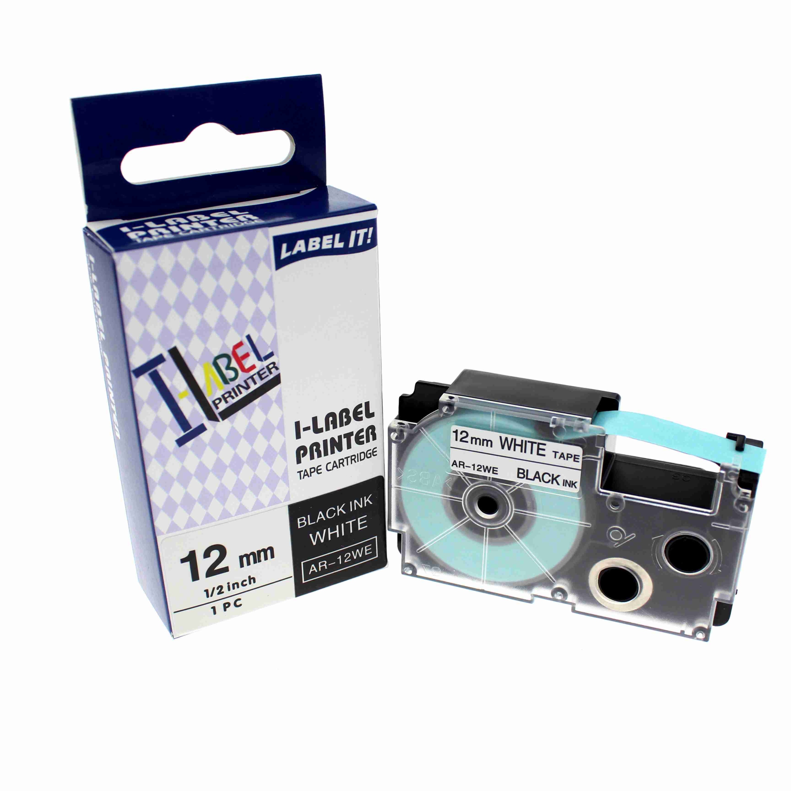 

Taśma do Casio XR-12WE 12mm 8m biała
