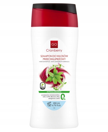 NOVA GoCranberry Šampón proti lupinám 200ml