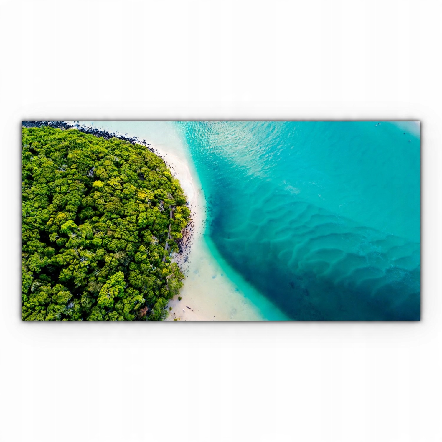 

Canvas na ramie ścienny 120x60 Tropiki Ocean Wyspa