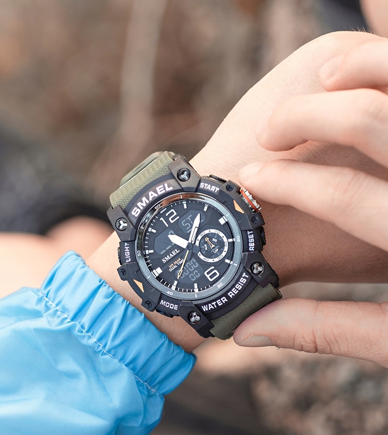 ZEGAREK MĘSKI SMAEL MILITARNY SPORTOWY WODOODPORNY Marka Inna marka