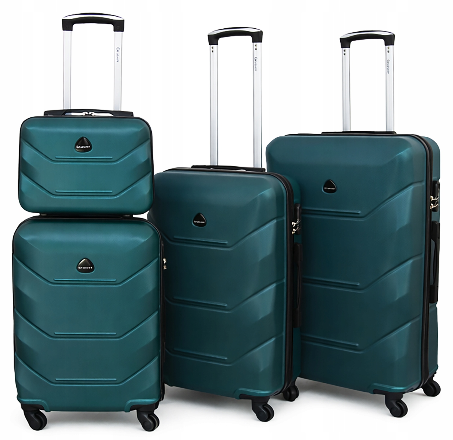 Zestaw Walizek 4w1 Walizka Podróżna Na Kółkach Gravitt 955