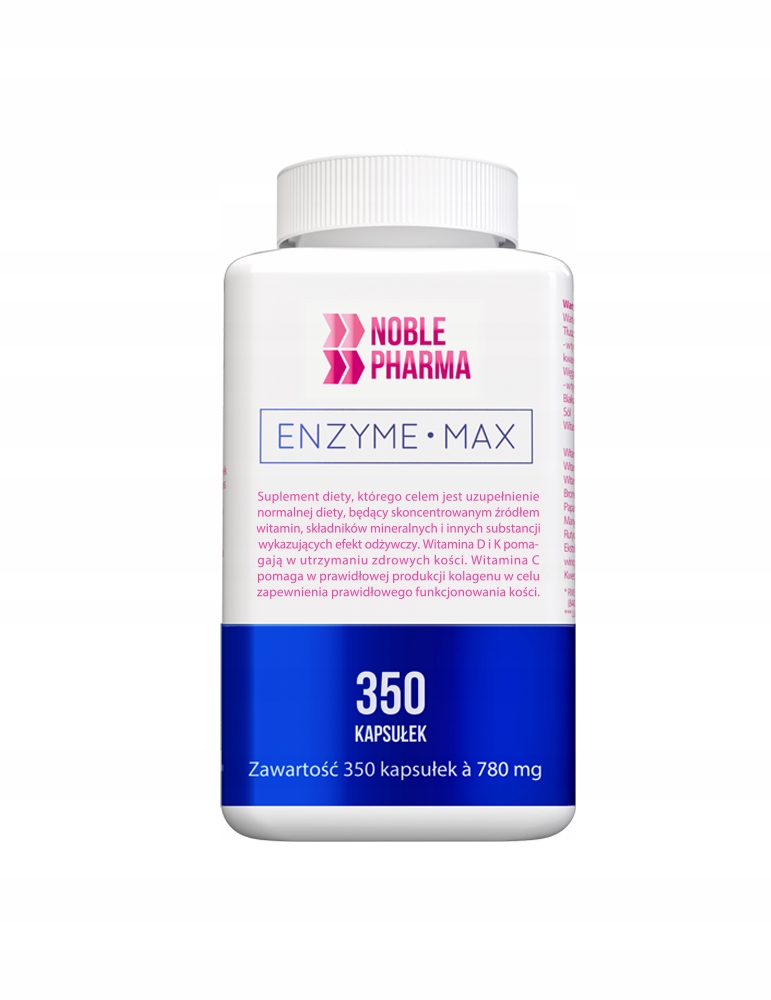 Enzyme Max 350 Kapsułek Noblepharma