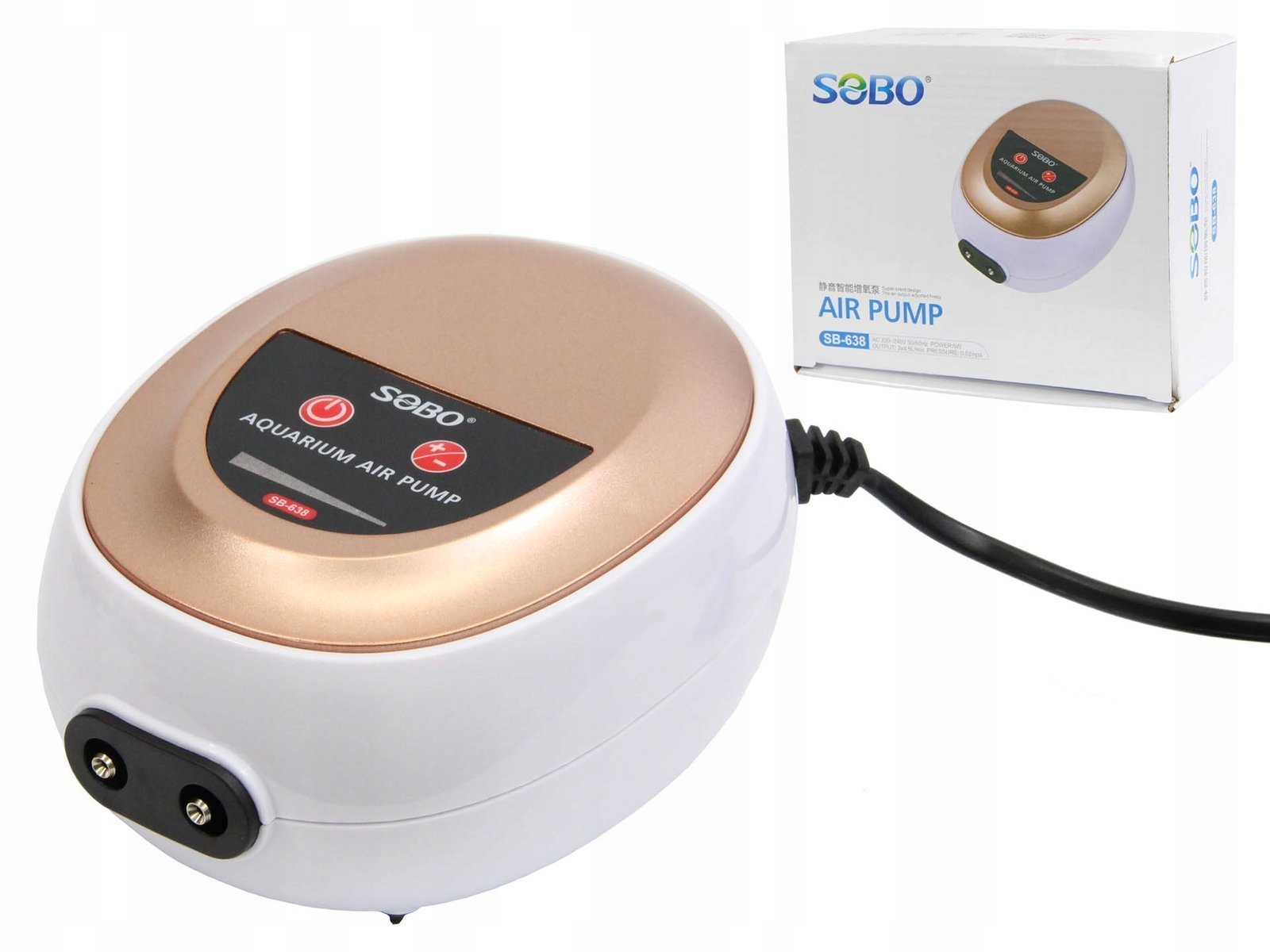 

Sobo Napowietrzacz Pompa Powietrza 540l/h 6W