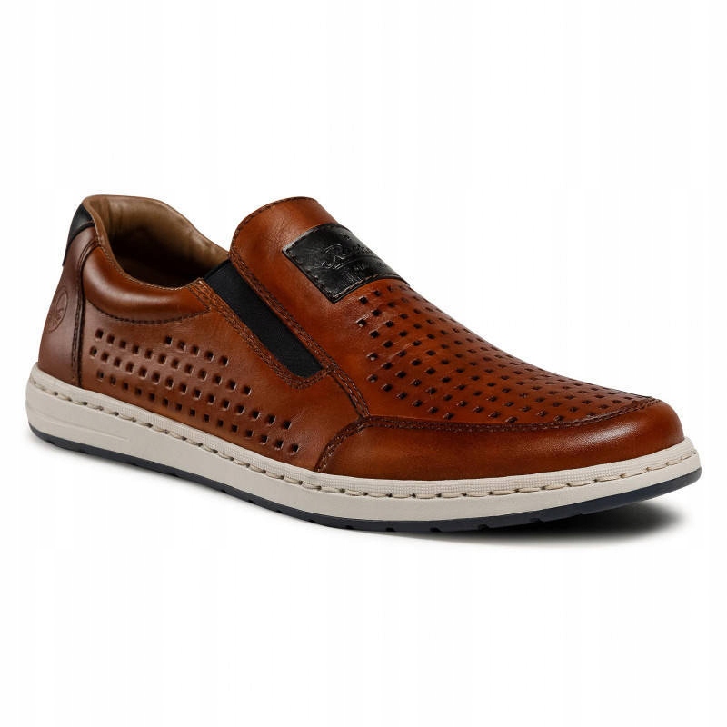 

Buty Rieker męskie skóra wsuwane brązowe r. 43