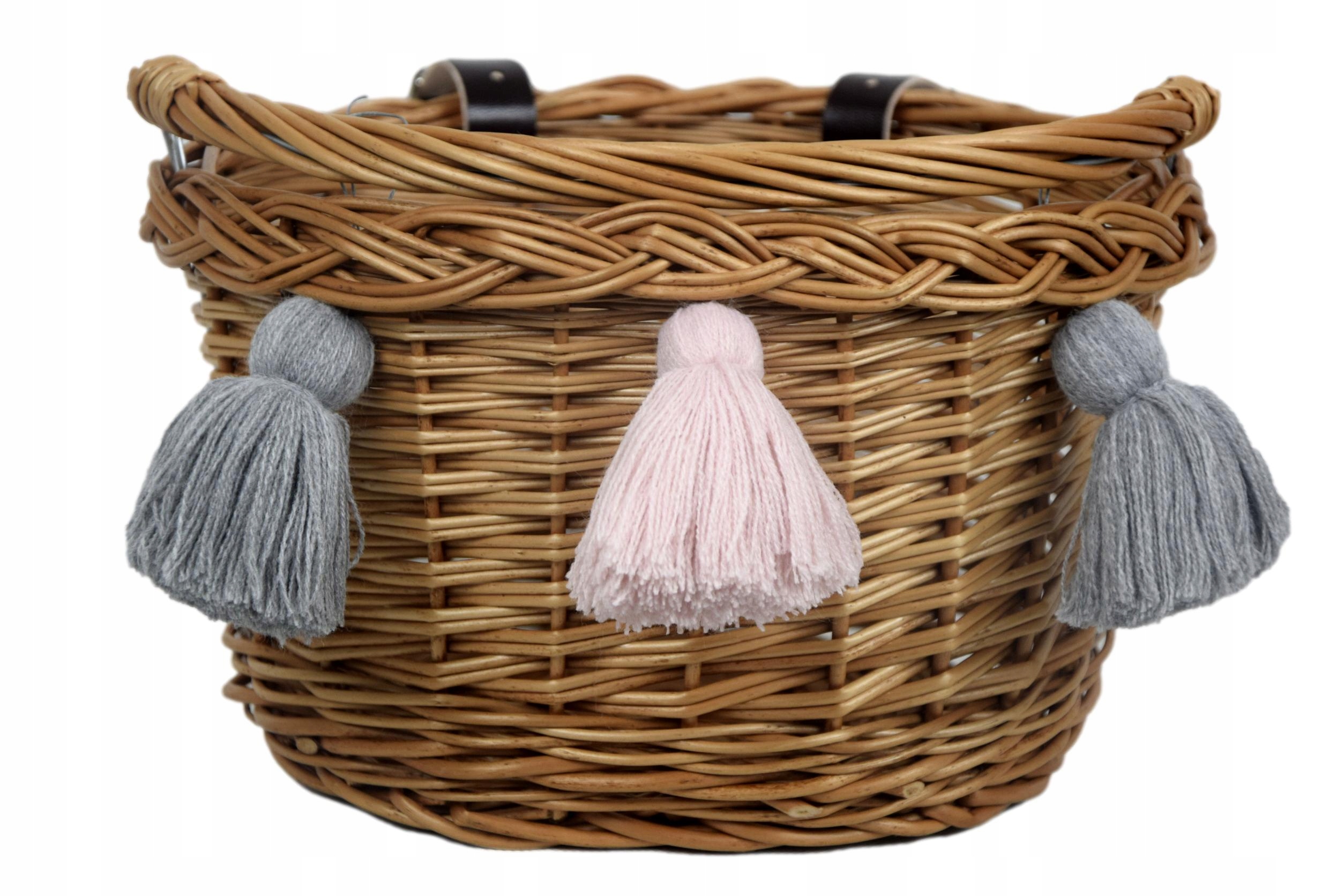 Koszyk na rower dla dziecka Kosz z wikliny chwost