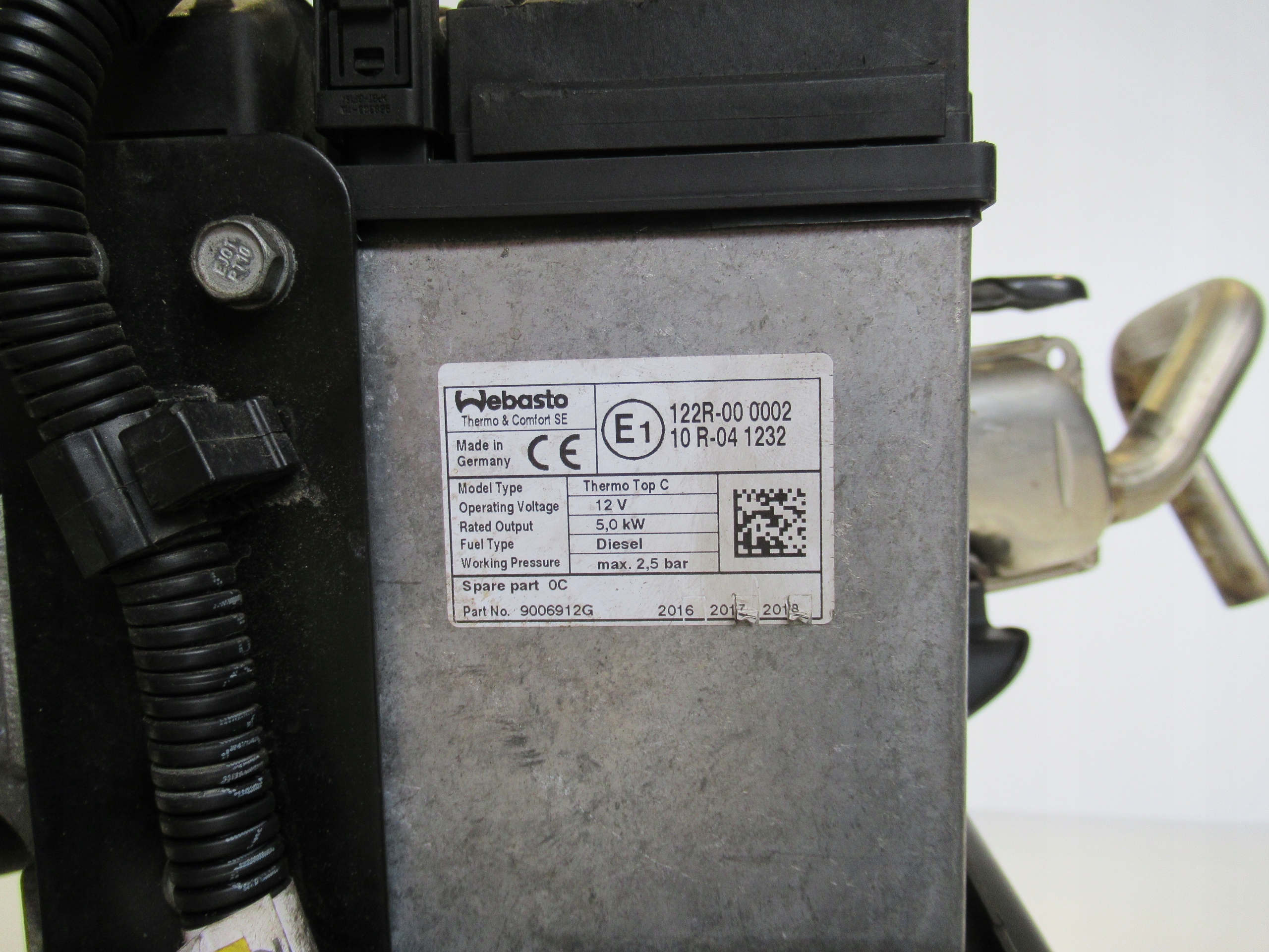 VW T6 2.0 TDI WEBASTO THERMO TOP C DIESEL 9006912G