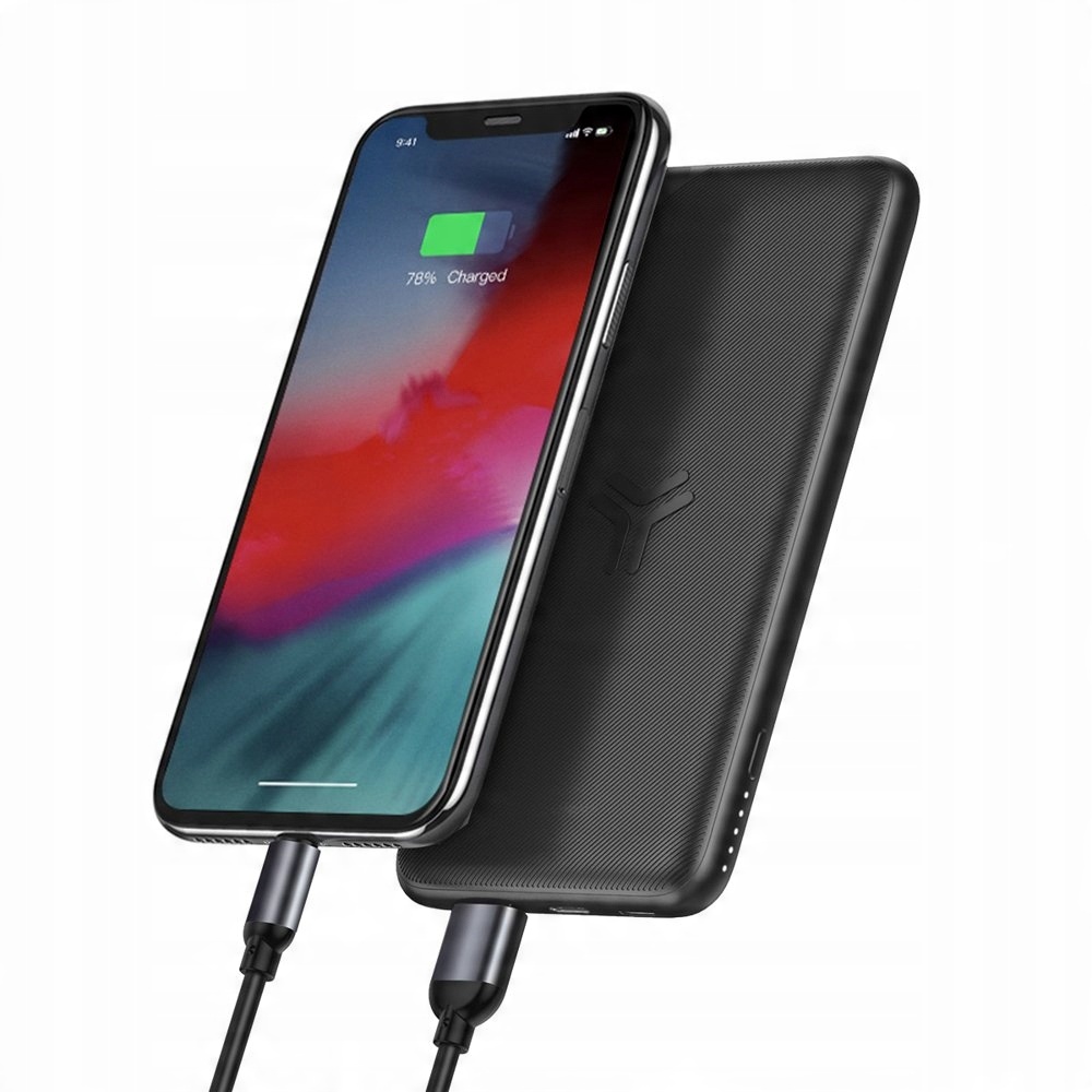 

Baseus Power Bank 10000 Ładowarka Qi Usb Usb-c QC3