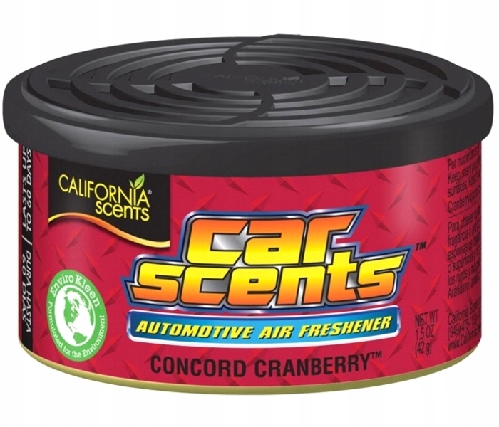 California Car Scents CONCORD CRANBERRY żurawina