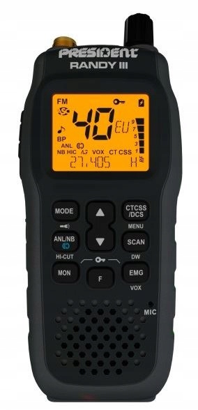 ПРЕЗИДЕНТ РЭНДИ III 3 CB ASC BE5 ПОРТАТИВНОЕ РАДИО