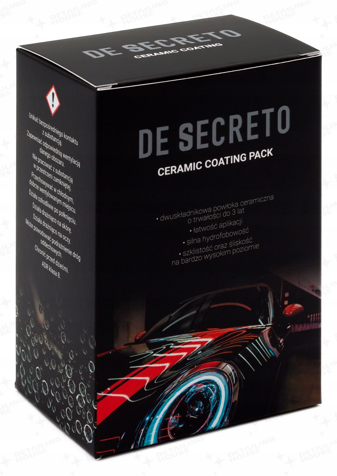 De Secreto Ceramic Coating Pack 10/15 dvousložková keramická povrchová úprava