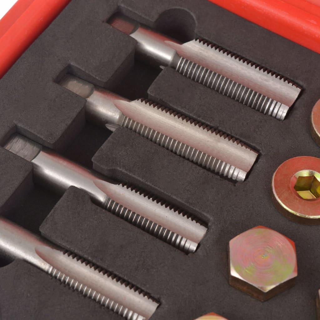 Zestaw do naprawy gwintów korków oleju, 63 elementy Waga produktu z opakowaniem jednostkowym 1.71 kg