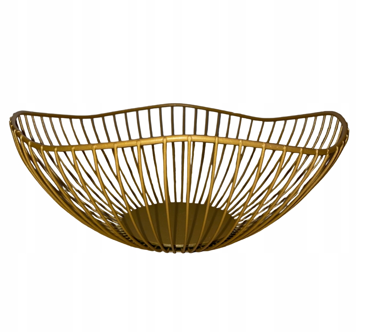 

Kosz Na Owoce Metalowy Złoty Smukee Miska