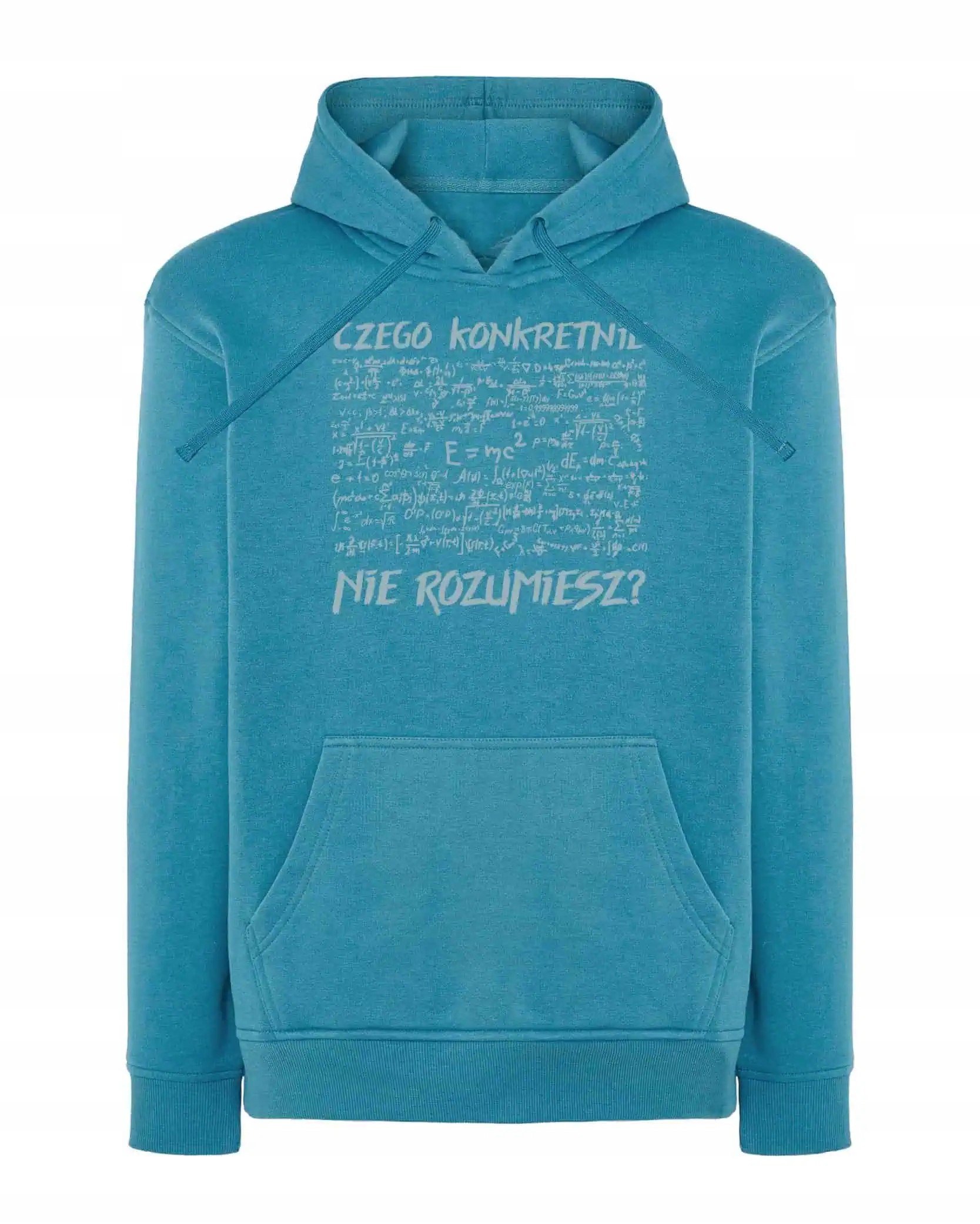 Mikina s kapucí Den učitelů Fyzika Vzory Dárek Modrá M