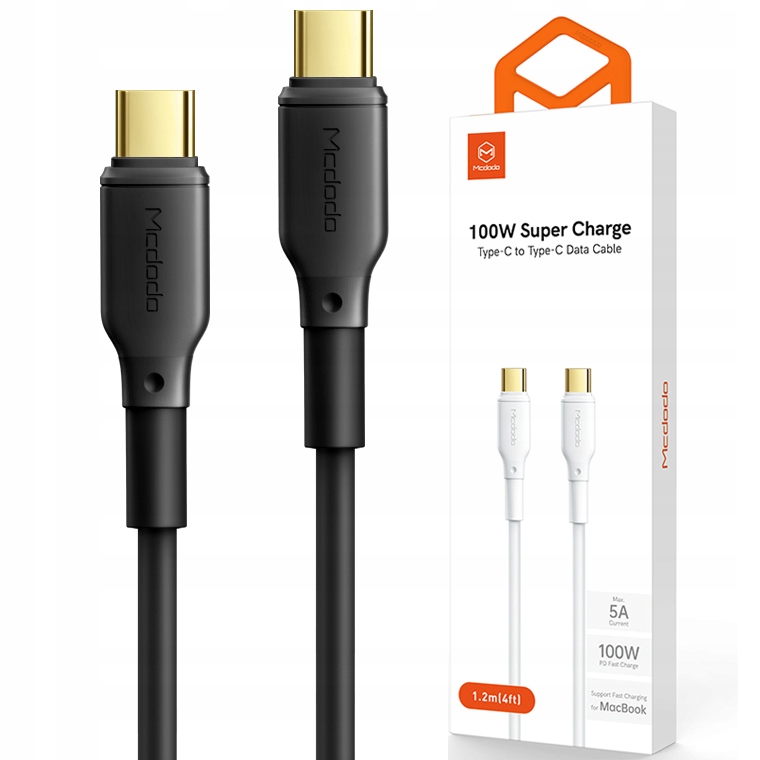 

Mcdodo Kabel Usb Typ C Pd 2.0 Qc 4.0 5A 100W 2M