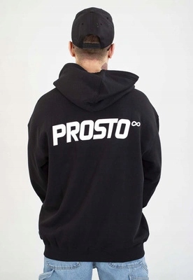 Mikina Prosto S kapucí Zip Infinity černá