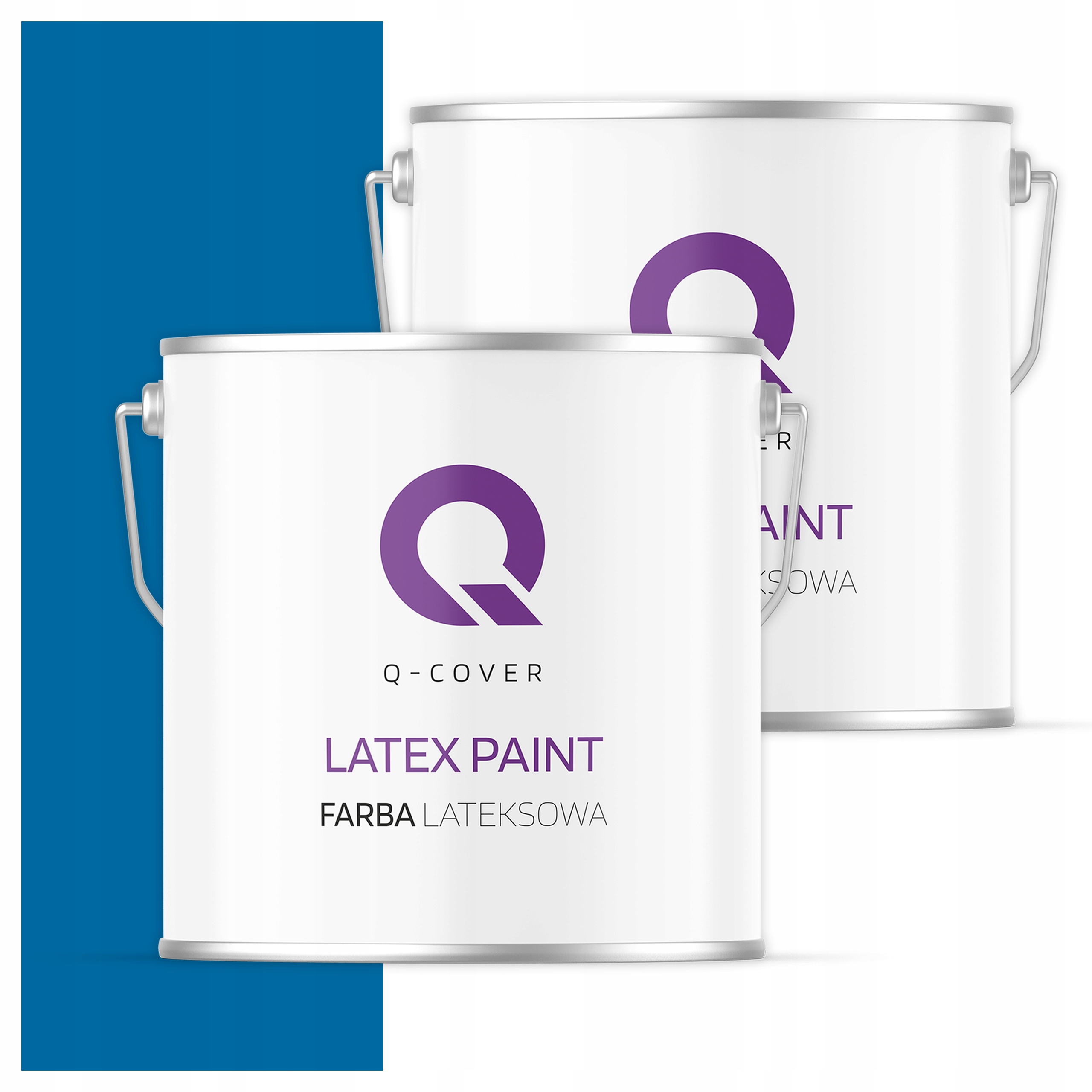 Interiérová latexová stropní Barva 5L Tmavě matná barva Tmavě modrá