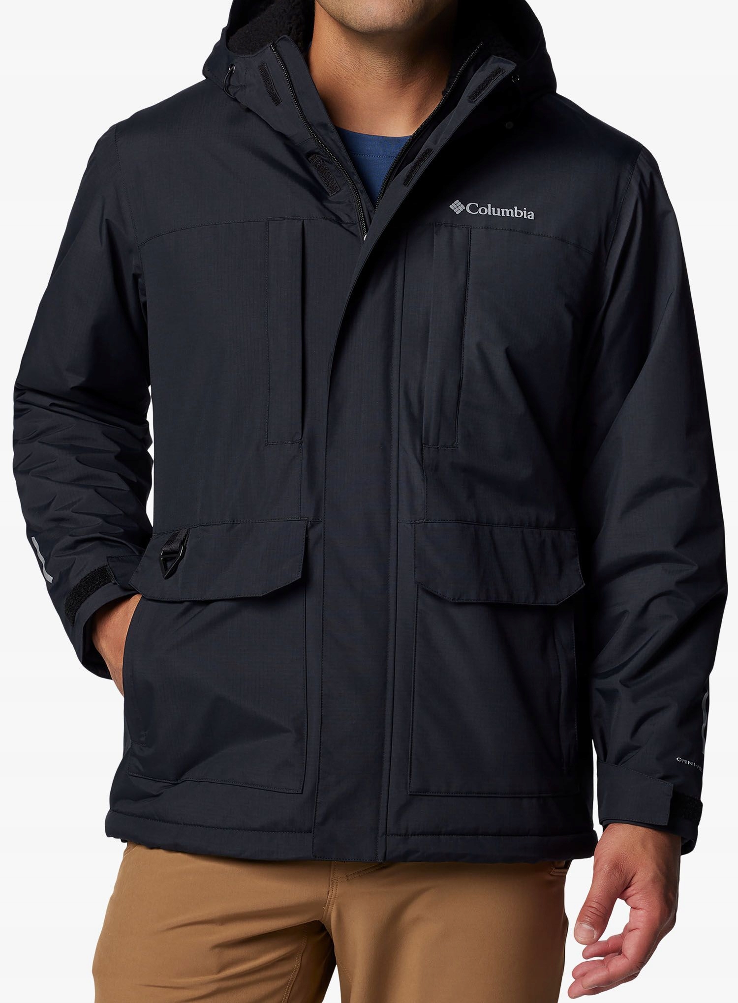 Zimní bunda Columbia Landroamer Sherpa Lined Jacketc černá S