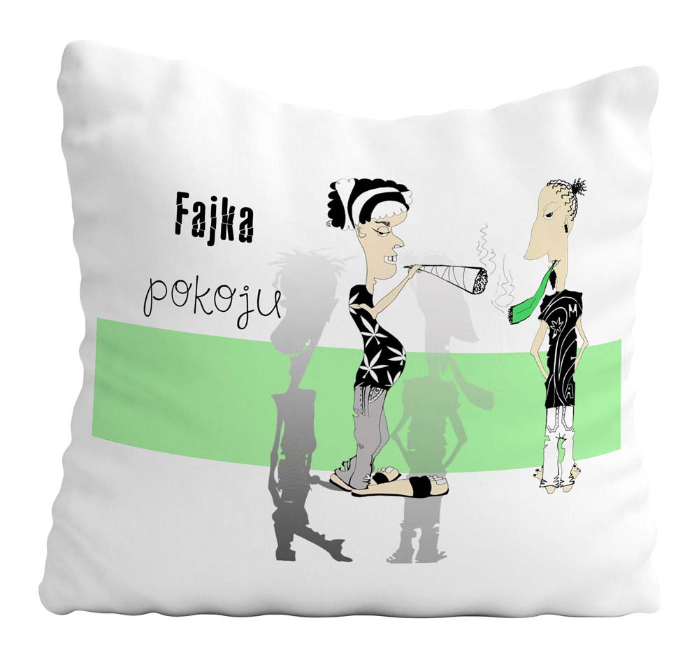 

Poduszka Rasta Trawka Ganja Fajka Pokoju