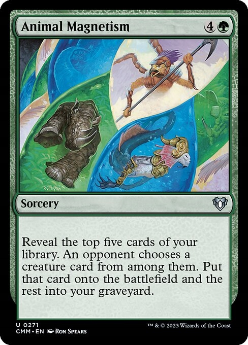 MtG: Animal Magnetism (CMM) *foil*